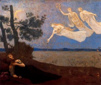 彼埃 畢維 德 夏凡納 The Dream: In his sleep he Saw Love, Glory and Wealth Appear to Him 彼埃 畢維 德 夏凡納 The Dream: In his sleep he Saw Love, Glory and Wealth Appear to Him